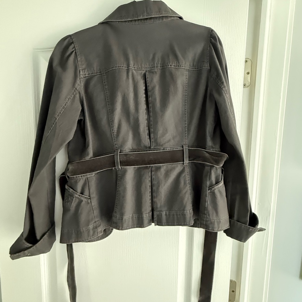 LOFT Dark Gray Utility Jacket - Picture 6 of 7